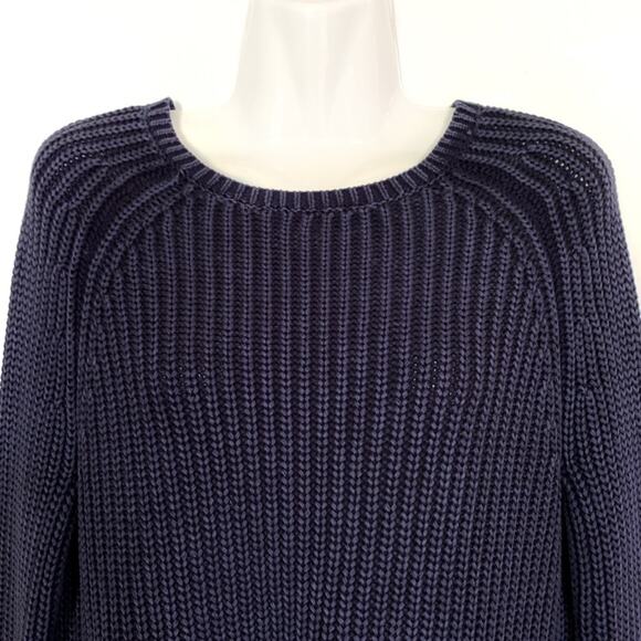 Stitch Fix Olive + Oak Blue Open Back Sweater - Picture 3 of 6